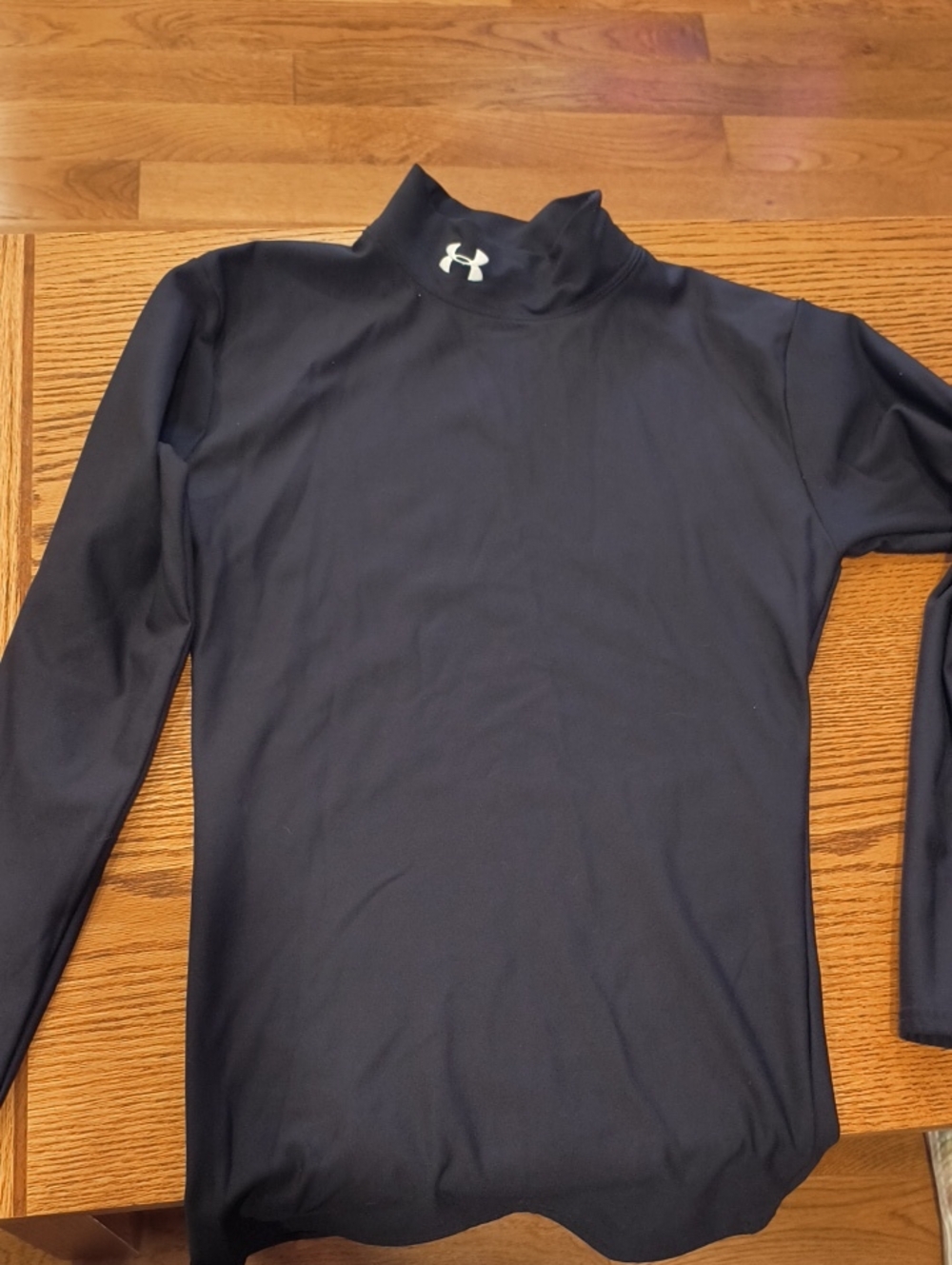 Under Armour Women's Black Long-Sleeve Mock Neck Performance Top